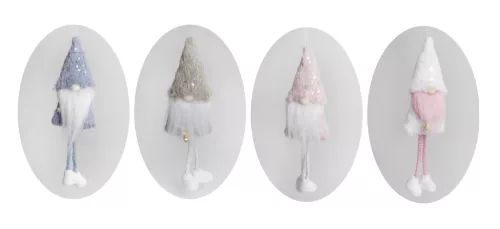 TEXTIL AKASZTÓS ORRSZAKÁLL, LÓGÓ LÁBBAL, CSILLÁMOS