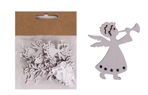 FA ANGYAL SZETTBEN, 24 DARABOS, TROMBITÁL, FEHÉR