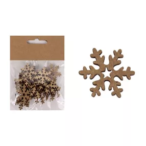 FA HÓKRISTÁLY SZETTBEN, 24 DARABOS, ARANY