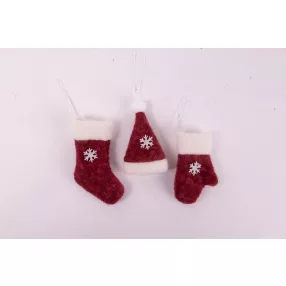   TEXTIL AKASZTÓS SAPKA VAGY KESZTYŰ VAGY ZOKNI, BORDÓ, FEHÉR HÓPIHÉVEL