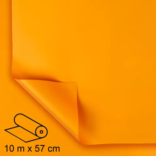 MŰANYAG CSOMAGÓLÓ, TEKERCSES, SOFT NARANCSSÁRGA