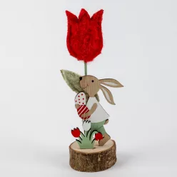 FA NYÚL+TEXT.PIR.TULIP10*21