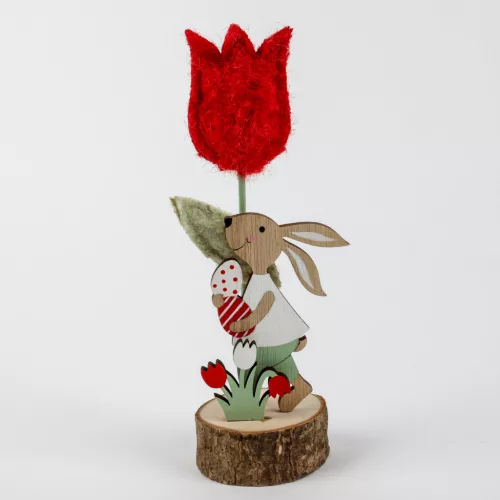FA NYÚL+TEXT.PIR.TULIP10*21