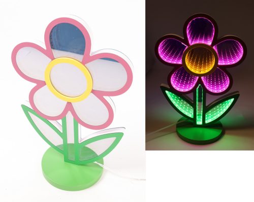 LED VIRÁG LILA     20*12*31