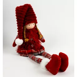 TEXTIL LÁNY LÓGÓ LÁBÚ, BORDÓ