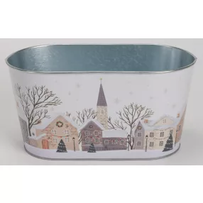 BÁD.KAS.OVÁL TÉLI TÁJ 23*12