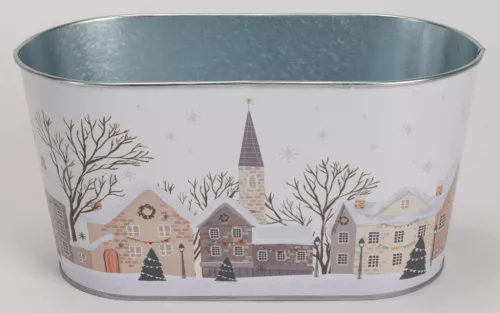 BÁD.KAS.OVÁL TÉLI TÁJ 23*12