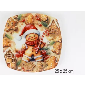 Ü.TÁNYÉR MÉZI+MIK.SAPI25*25