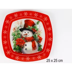 Ü.TÁNYÉR HÓEMBER+KALAP25*25