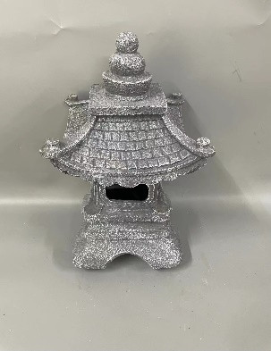 KÜLTÉRI LÁMPÁS, PAGODA, SZÜRKE