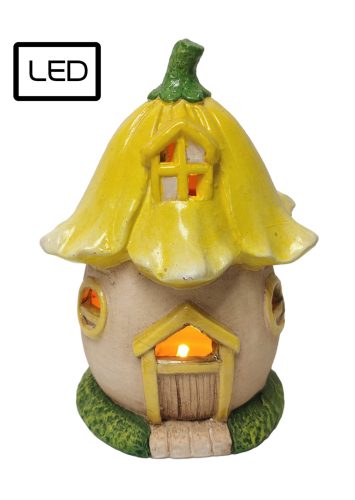K.LED VIRÁGHÁZ SÁRGA  12*18