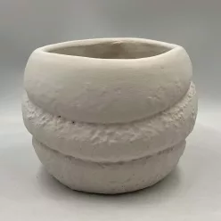 B.VÁZA 2VONAL T.FEHÉ15*11,5