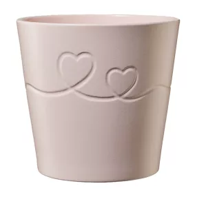 KERÁMIA KASPÓ, ENDLESS LOVE, SZÍV MINTÁS, RÓZSASZÍN