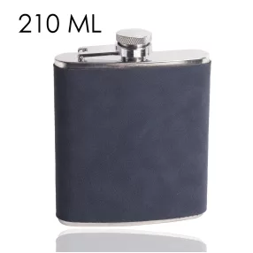FÉM LAPOSÜVEG 210ML SZÜRKE MŰBŐR