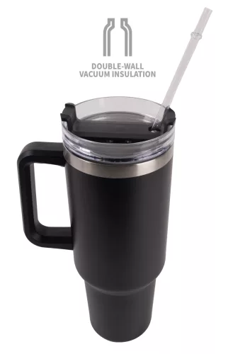 POHÁR+FÜL FEKETE     1200ML