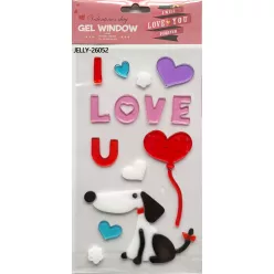 ABLAKZS.I LOVE U+KUTYA15*30