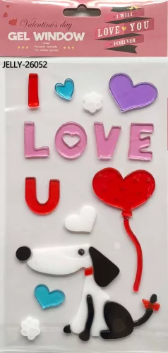ABLAKZS.I LOVE U+KUTYA15*30