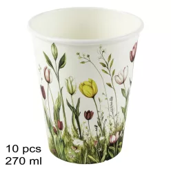 PAP.POHÁR*10 TULIPÁN  270ML