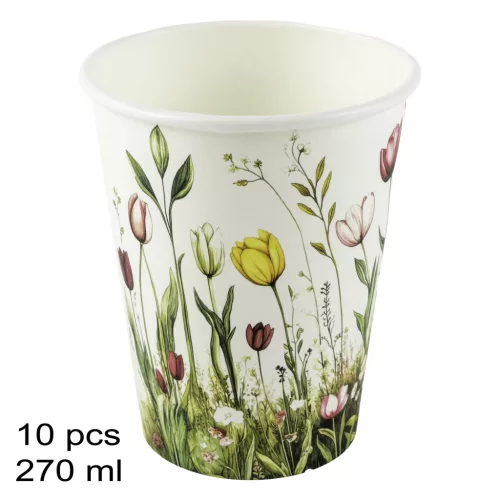 PAP.POHÁR*10 TULIPÁN  270ML