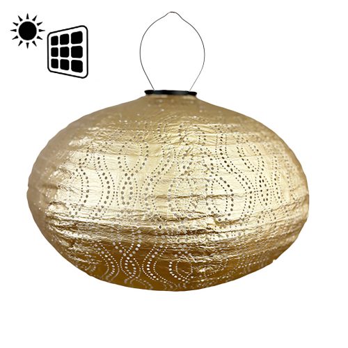 LÁMPÁS SOLAR OVÁL ARAN40*25