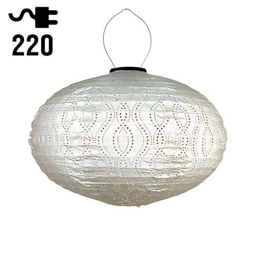 LÁMPÁS VEZ.OVÁL EZÜST 40*25