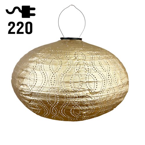 LÁMPÁS VEZ.OVÁL ARANY 40*25