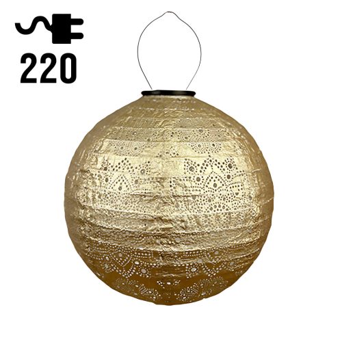 LÁMPÁS VEZ.GÖMB ARANY    30