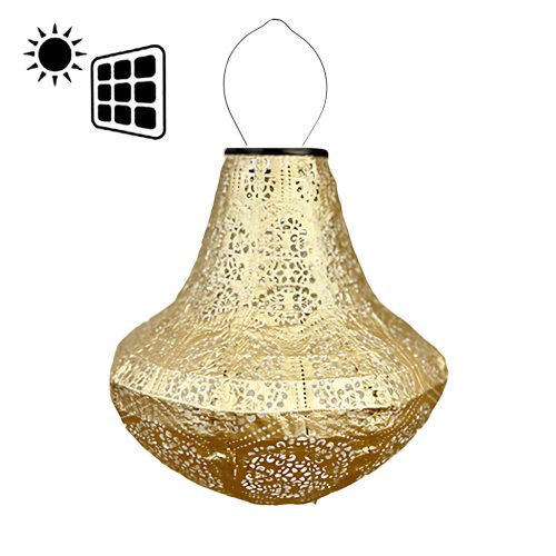 LÁMPÁS SOLAR VÁZA ARANY  27
