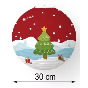P.LÁMPÁS KARIFA PIROS  30CM