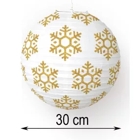 P.LÁMPÁS HÓPEHELY FEH/A30CM