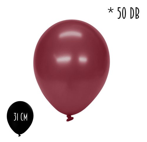 G.LUFI*50 MET.BURGUNDY 31CM