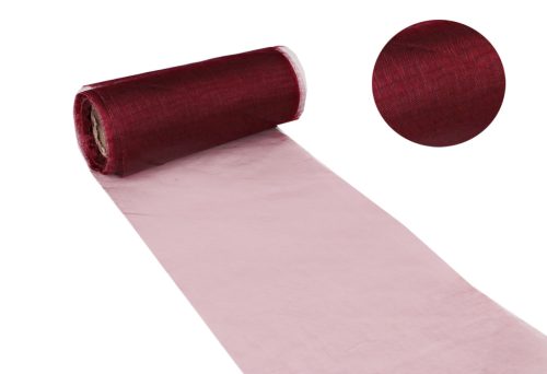 ORGANZA SZALAG, BORDÓ