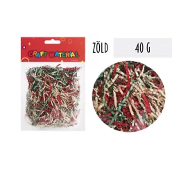 PAPÍR RAFFIA CSÍKOK, ZÖLD