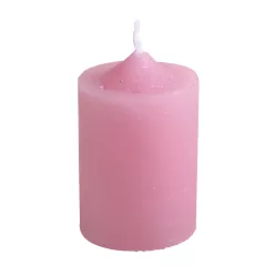 GYERTYA RUSZTIKUS, ADVENTI, PINK