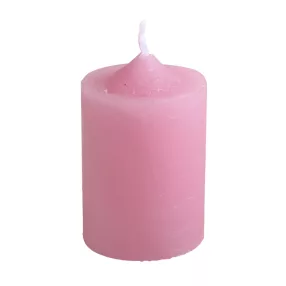 GYERTYA RUSZTIKUS, ADVENTI, PINK