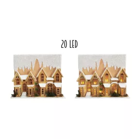 DEKOR VILÁGÍTÓ FA SORHÁZ, 20 LEDDEL, HAVAS