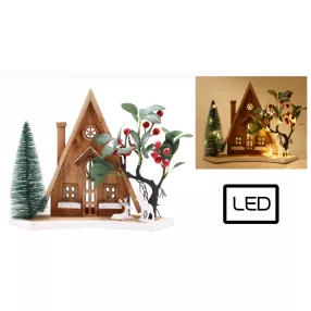 FA HÁZ+15LED 3SZÖG TETŐ  30