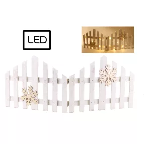FA KERÍTÉS+20LED FEHÉR   30