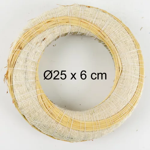 SZÉNAK.SISAL+CIROK FEHÉ25*6