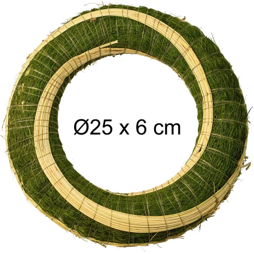 SZÉNAK.SISAL+CIROK ZÖLD25*6