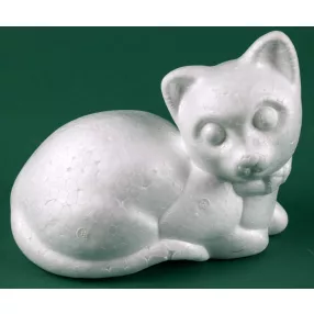HUNCELL.MACSKA FEHÉR   14CM