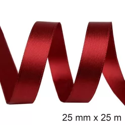 SZ.DUPLA SZAT.BORDÓ25MM*25M