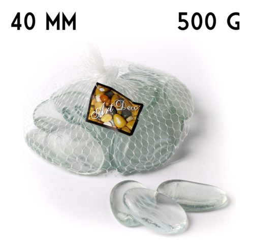 DEKOR ÜVEG  KAVICS, FEHÉR,CSÍKOS