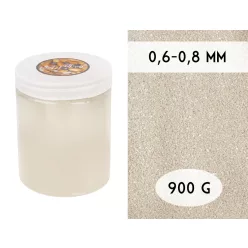 DEKOR HOMOK, MIKRO MÉRETŰ, TÉGELYBEN, IVORY
