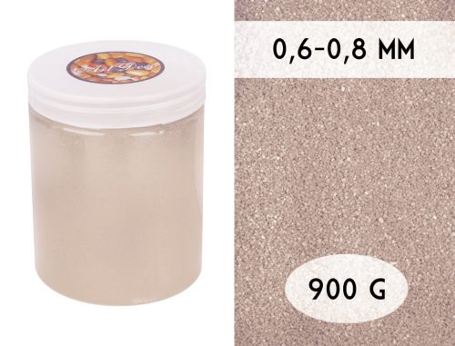 DEKOR HOMOK, MIKRO MÉRETŰ, TÉGELYBEN, ORCHIDEA ICE