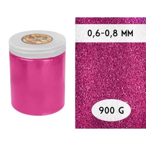 DEKOR HOMOK, MIKRO MÉRETŰ, TÉGELYBEN, PINK