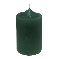 GYERTYA RUSZTIKUS, ADVENTI, TENGERZÖLD