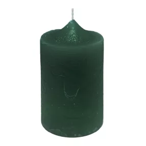 GYERTYA RUSZTIKUS, ADVENTI, TENGERZÖLD
