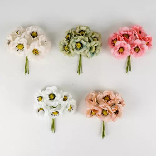 ANEMONEFEJ DRÓTOS 5S   12CM
