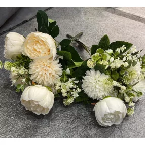 MŰVIRÁG, RÓZSA ÉS KRIZANTÉM CSOKOR, 9 ÁG